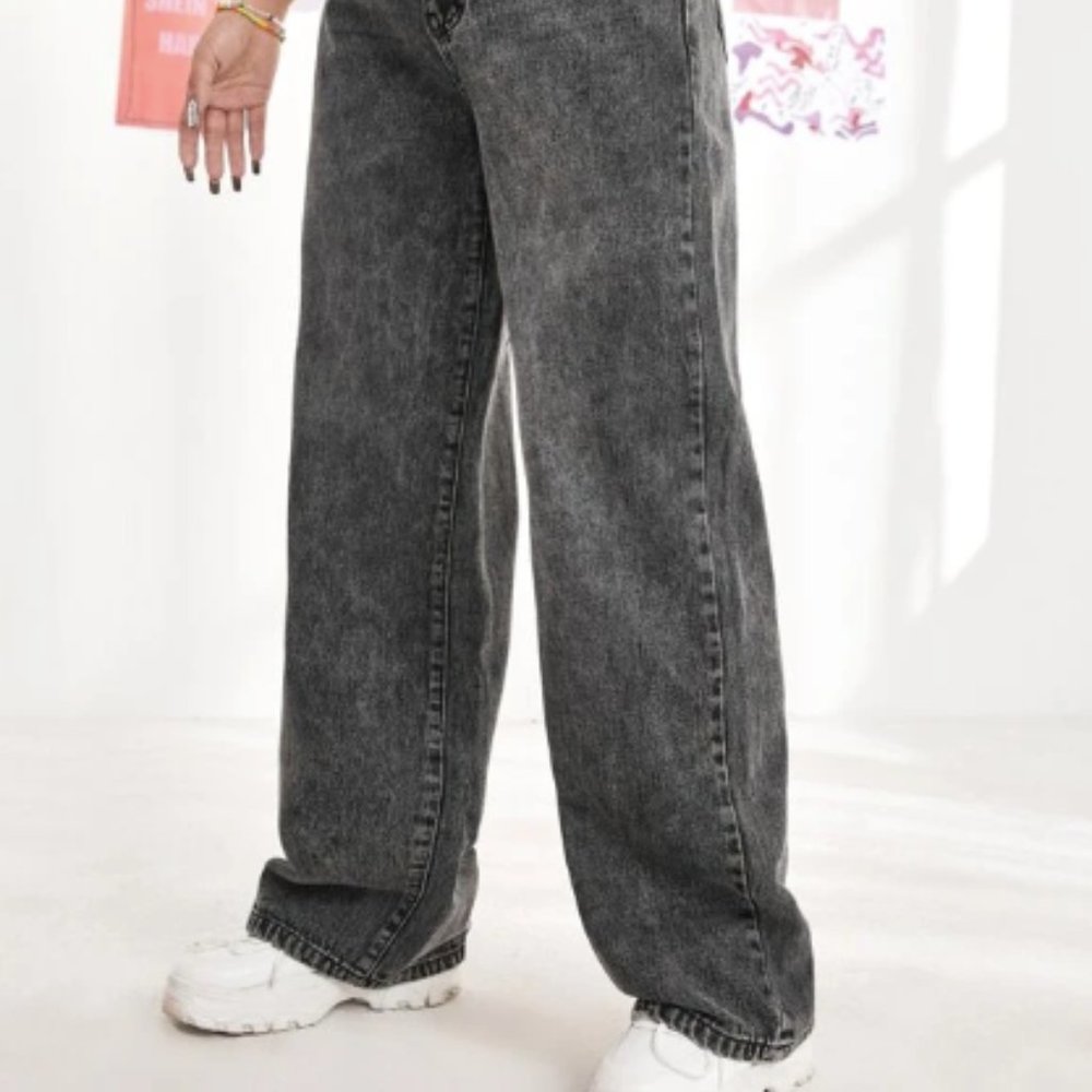 NWOT Wide Leg Jeans - High-Rise - Picture 2 of 7